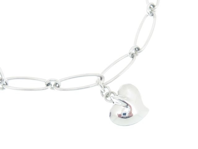 TIFFANY&CO ティファニー カーブハートブレスレット SV シルバー