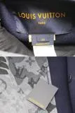 LOUIS VUITTON ルイ・ヴィトン 衣類 リバーシブルロングコート メンズ44 ネイビー/グレー ウール/シルク HJCO1WVZU (2120500250625) 【200】