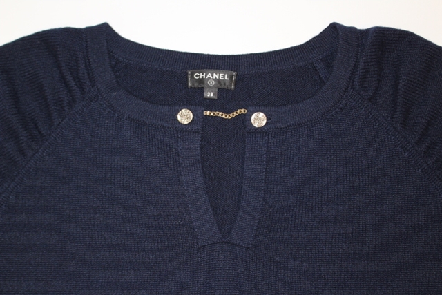 CHANEL シャネル P58191K07615 ニットワンピース レディース38