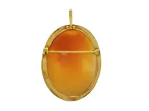 JEWELRY ジュエリー カメオ ブローチ ペンダントトップ K18 5.0g
