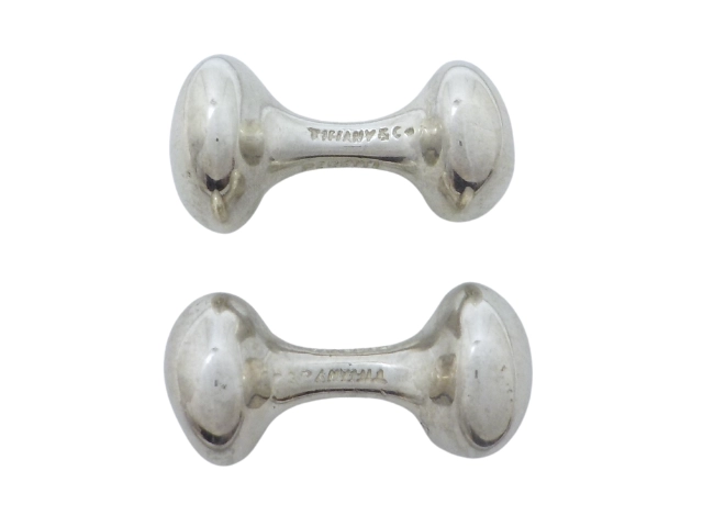 TIFFANY&Co. ティファニー ビーンカフス SV925 シルバー 約16.2g 【200】