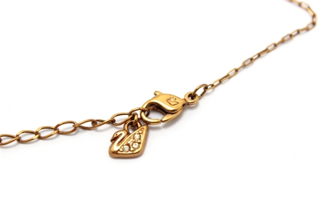 ▽極上品▽スワロフスキー ネックレス ラインストーン ゴールド 未使用級】SWAROVSKI スワロフスキー ネックレス ペンダント