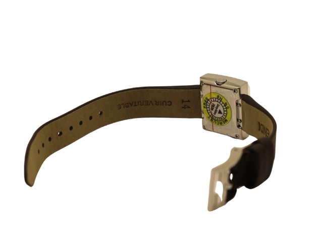 FENDI フェンディ レディース クオーツ レクタンギュラー 2PD F100101701 ブラウン レザー