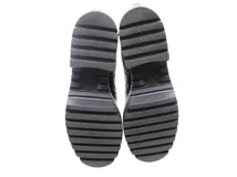 LOUIS VUITTON ルイ・ヴィトン 靴 ローリエ―トライン レオパードサイドゴアブーツ レディース37ハーフ(24～24.5cm) ブラック スエード/カーフ 2146000421907 【200】