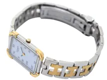 HERMES エルメス 腕時計 クロアジュール GP/SS ホワイト CR1.220 クォーツ レディース  2148103902192 【200】