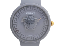 VERSACE ヴェルサーチ 腕時計 メドゥーサ グレー ラバー C1-VE8J クォーツ 2143200610872 【200】