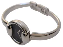 美品　　GUCCI 腕時計 ブラック　1400L GUCCI グッチ 腕時計 レディース 1400 25mm シルバー YA014512