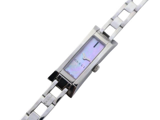 GUCCI グッチ 腕時計 110 SS ピンクシェル クォーツ レディース 2148103912351 【200】
