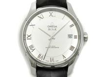 OMEGA　オメガ　デ・ヴィル アワービジョン　433.13.41.21.02.001　ステンレス/カワ　SS/革　シルバー　メンズ　自動巻き【432】2143200628914