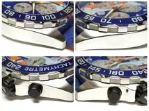 TAG HEUER　タグ・ホイヤー　フォーミュラ1 クロノグラフ　CAZ101N.FC8243　ステンレス/カワ　SS/革　ブルー　メンズ　クォーツ【432】2148103673566