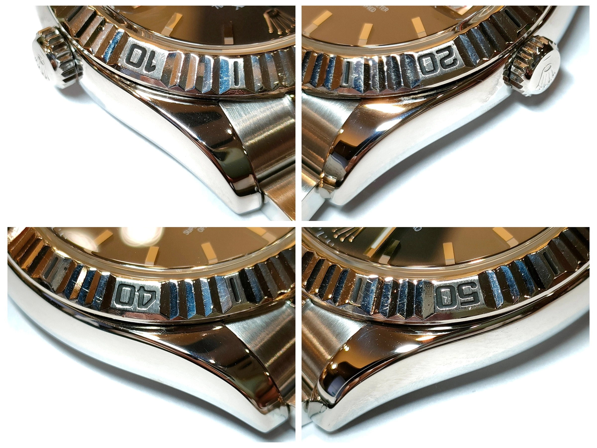 ROLEX　ロレックス　D番　デイトジャスト ターノグラフ　116264　ステンレス/ホワイトゴールド　SS/WG　ブラック　メンズ　自動巻き【432】2143200586757