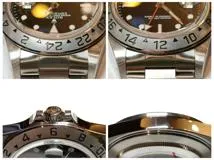 ROLEX　ロレックス　ギャラ有　A番　エクスプローラーⅡ　16570　ステンレス　SS　ブラック　メンズ　自動巻き【432】2143300222111