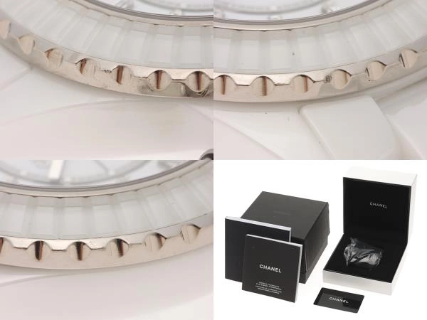 CHANEL シャネル　J12 ACTEⅡ Sクリスタルベゼル　H6478　セラミック/ホワイトゴールド/ダイヤ/ステンレス　555本限定　レディース　クォーツ　2143400220932【432】