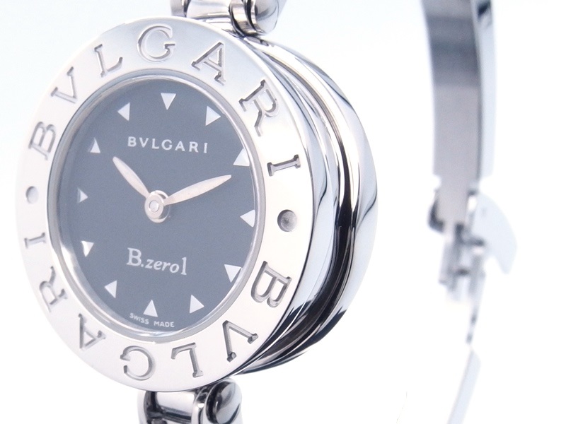BVLGARI ブルガリ 時計 B-zero1 BZ22S クオーツ ステンレス 黒文字盤 女性用 【432】の購入なら「質」の大黒屋（公式）