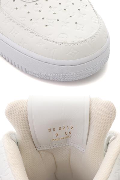 未使用 ルイヴィトン×ナイキ エアフォース1 ミッド ホワイト メンズ9