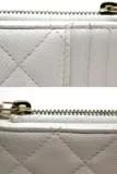 CHANEL　シャネル　マトラッセ　クラシックカードホルダー　ホワイト/ＧＰ　キャビアスキン　AP2570　2147100581997　【200】