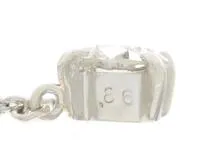 JEWELRY　貴金属・宝石　ネックレス　PT850　プラチナ　ダイヤモンド　5.4g　一粒ダイヤ（2120500280578）【200】