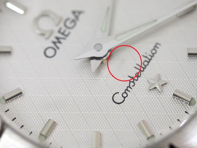 OMEGA オメガ コンステレーション ミニ クオーツ 腕時計 レディース ホワイト文字盤 SS【471】 image number 8