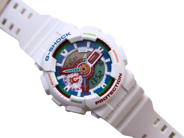 CASIO カシオ 腕時計 G-SHOCK  ホワイト ラバー GA-110MC クォーツ メンズ 2143100524859 【200】