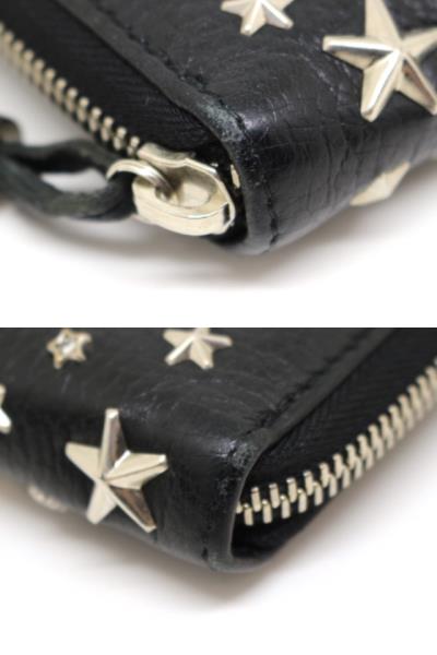 JIMMY CHOO ジミーチュウ 財布 長財布 スタースタッズラウンド
