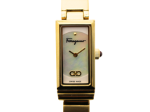 Salvatore Ferragamo フェラガモ エッセンシャル 腕時計 ホワイトシェル GP SFMK00522 クォーツ レディース 2148103652424【200】