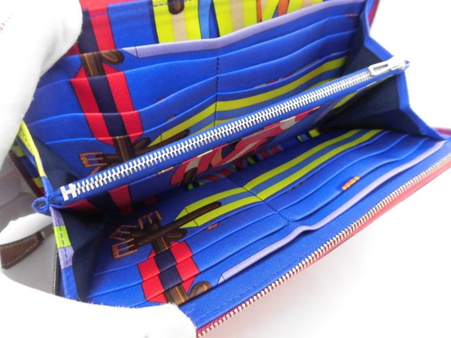 HERMES エルメス アザップ シルクイン クラシック 長財布 ヴォー