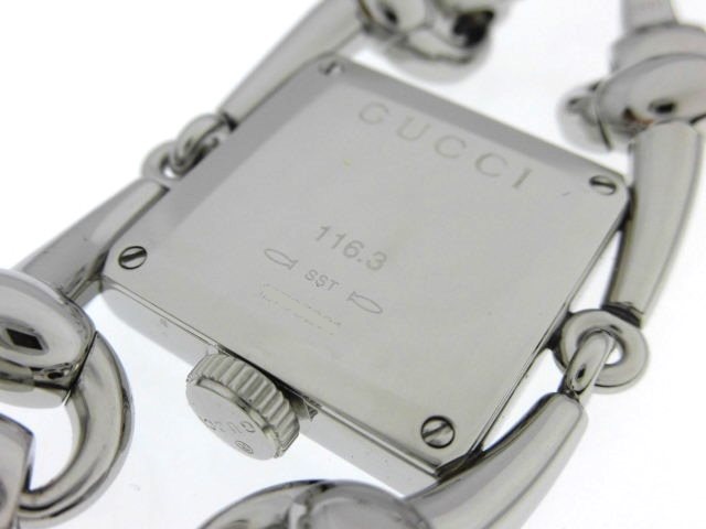 GUCCI グッチ シニョーニア 116.5 シェル文字盤 ダイヤモンド www