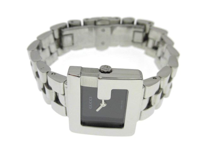 稼働 グッチ 腕時計 3600L クオーツ QZ レディース シルバー 黒文字 稼動 グッチ 腕時計 3600L クオーツ QZ レディース シルバー 黒文字