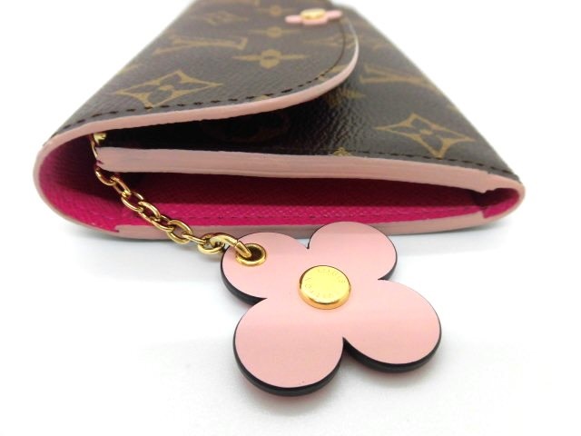 ルイヴィトン モノグラム ポルトフォイユ エミリー フラワーチャーム ルイヴィトン モノグラム ポルトフォイユ エミリー フラワーチャーム