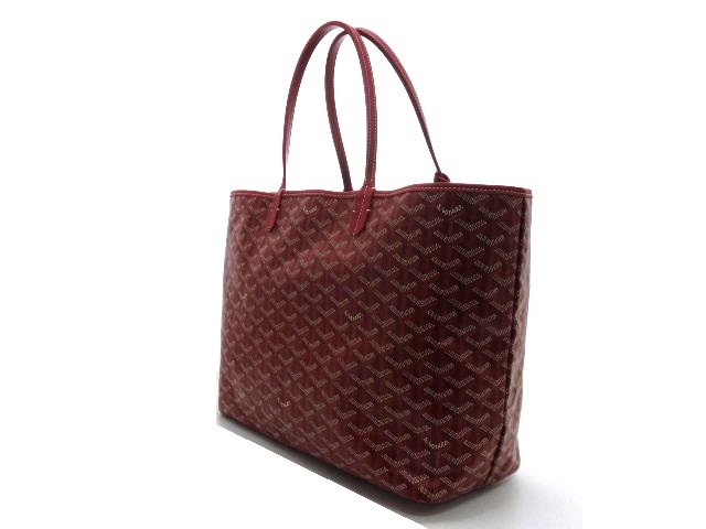 GOYARD ゴヤール サンルイトートPM トートバッグ ゴヤールディン・キャンバス ルージュ 【474】