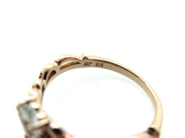 Samantha Tiara サマンサ・ティアラ 貴金属・宝石 指輪 ピンキーリング キュービックジルコニア K18ピンクゴールド 1.6g サイズ3号  【474】の購入なら「質」の大黒屋（公式）