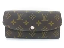 送料無料】LOUIS VUITTON ルイ・ヴィトン ポルトフォイユ・エミリー 長財布 ブラウン/ローズバレリーヌ M61289 【431】  の購入なら「質」の大黒屋（公式）