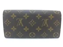 送料無料】LOUIS VUITTON ルイ・ヴィトン ポルトフォイユ・エミリー 長財布 ブラウン/ローズバレリーヌ M61289 【431】  の購入なら「質」の大黒屋（公式）