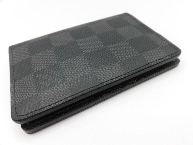 ルイヴィトン　オーガナイザー　ドゥ　ポッシュ　ダミエ　グラフィット　黒 ダミエ・グラフィット カードケース オーガナイザー・ドゥ