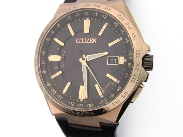 CITIZEN シチズン アテッサ エコ・ドライブ スーパーチタニウム デュラテクトサクラピンク(サクラ色) メンズ腕時計 CB0217-04E  【474】 の購入なら「質」の大黒屋（公式）