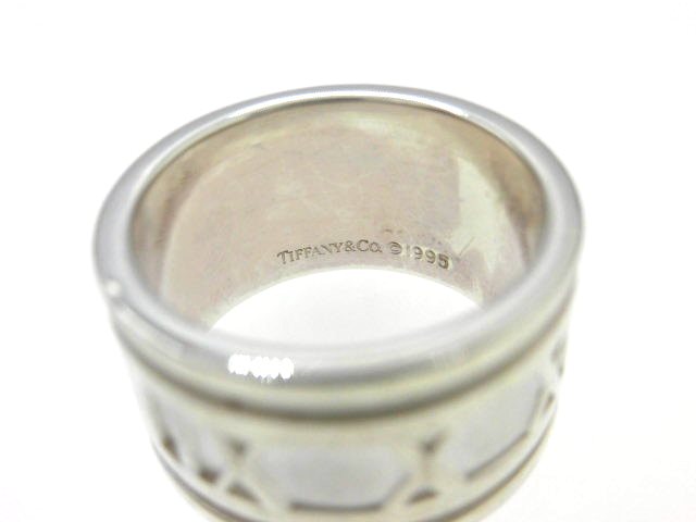 TIFFANY ティファニー アトラスワイドリング 指輪 スターリングシルバー 日本サイズ15.5号 11.5g 【474】 image number 4