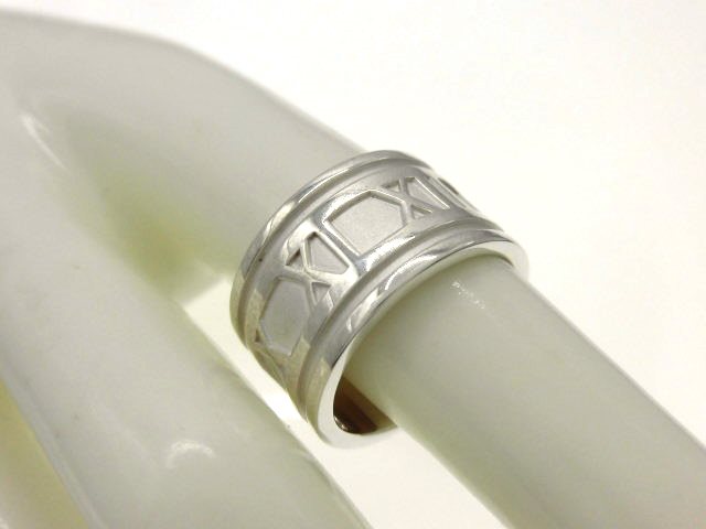 TIFFANY ティファニー アトラスワイドリング 指輪 スターリングシルバー 日本サイズ15.5号 11.5g 【474】 image number 8