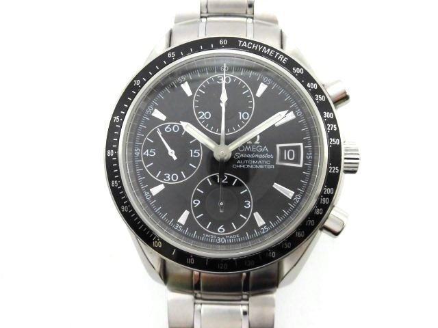 OMEGA スピードマスター 3210.50 自動巻き時計 OMEGA オメガ スピードマスターデイト ステンレススチール ブラック