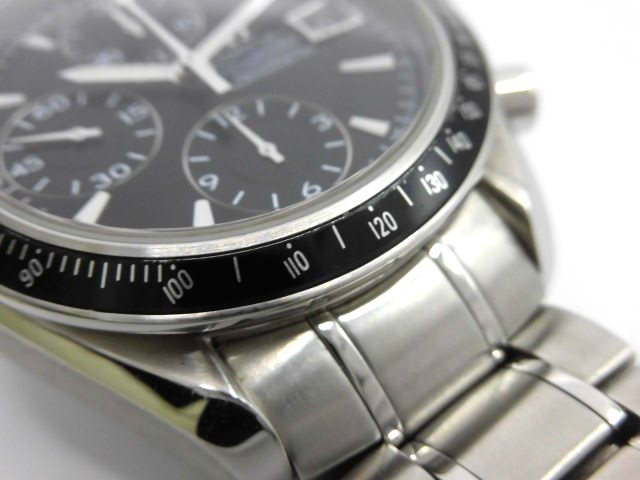 OMEGA オメガ スピードマスターデイト ステンレススチール ブラック