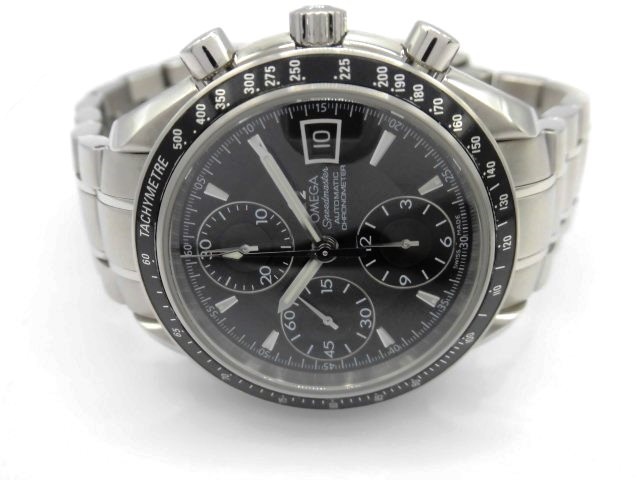 OMEGA オメガ スピードマスターデイト ステンレススチール ブラック