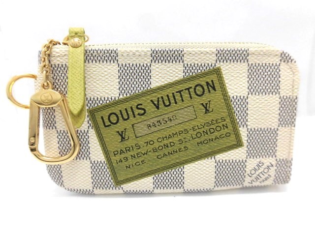 LOUIS VUITTON ルイヴィトン ポシェット・クレ コンプリス コインケース/キーケース ダミエ・アズール N63805 【205】