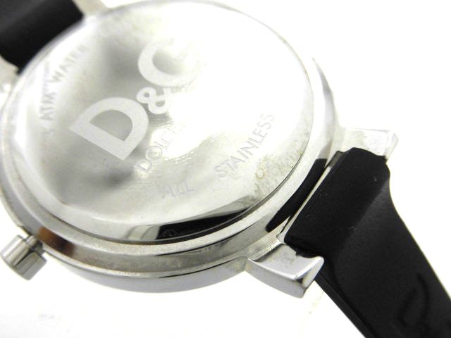 D＆G ドルチェu0026ガッバーナ ドルガバ HOOP-LA(フープラ) ステンレススチール/ラバー ブラック文字盤 レディースクオーツ時計  DW0666【474】 の購入なら「質」の大黒屋（公式）