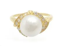 MIKIMOTO ミキモト 貴金属・宝石 リング 指輪 アコヤ真珠 パール