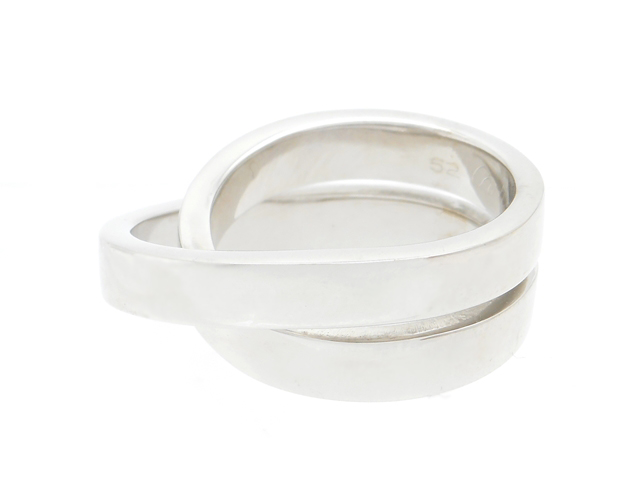 カルティエCartier パリリング指輪ホワイトゴールド7.5号 カルティエCartier パリリング指輪ホワイトゴールド7.5号