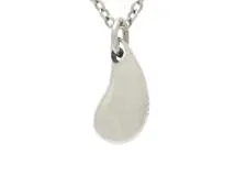 TIFFANY＆CO　ティファニー　貴金属・宝石　ティアドロップネックレス　PT　プラチナ　3.0g　2146000412233【200】