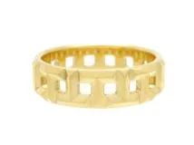 TIFFANY＆CO ティファニー Tトゥルーワイドリング YG イエローゴールド