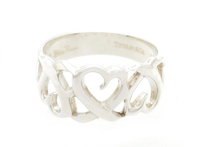 TIFFANY＆CO ティファニー トリプルラヴィングハート リング
