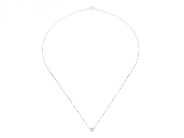 【値下げ】TIFFANY SV925 天然石タンザナイト バイザヤード・美品 ティファニー Tiffany カラーバイザヤード ネックレス