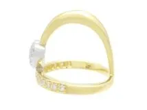 KARATI カラッチ リング 指輪 ゴールド K18WG/YG ダイヤモンド0.50ct  