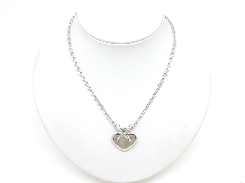 ショーメ リアンハートネックレス ダイヤモンド ホワイトゴールド